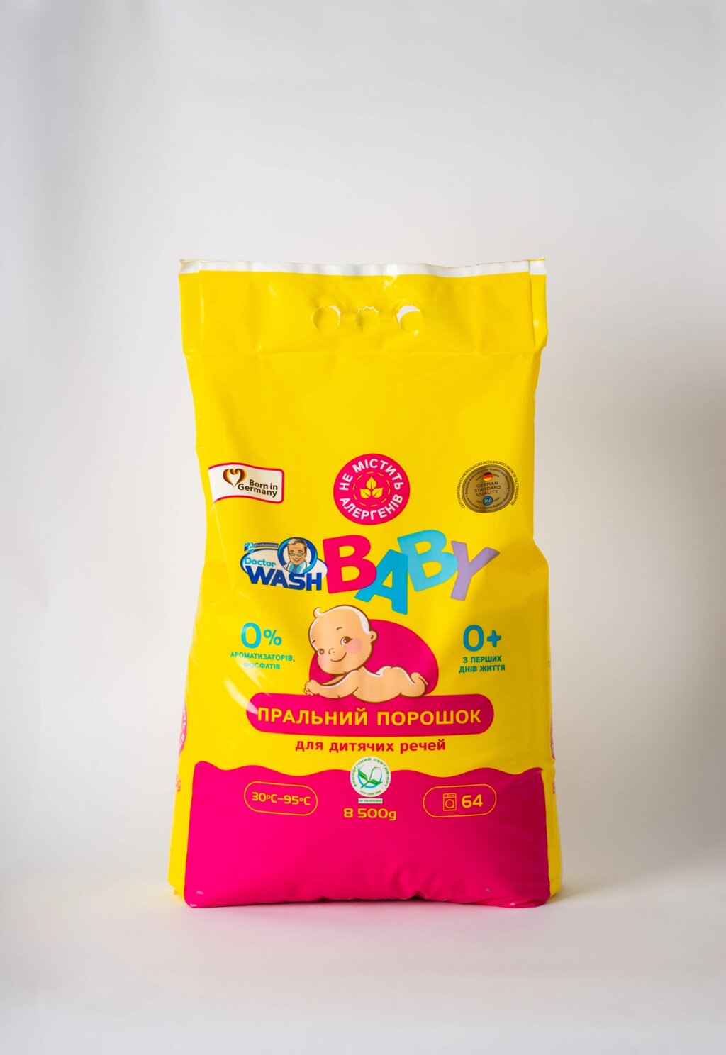 Пральний порошок для дитячих речей DOCTOR WASH Baby 8,5 кг від компанії Grand Eco Trade - фото 1