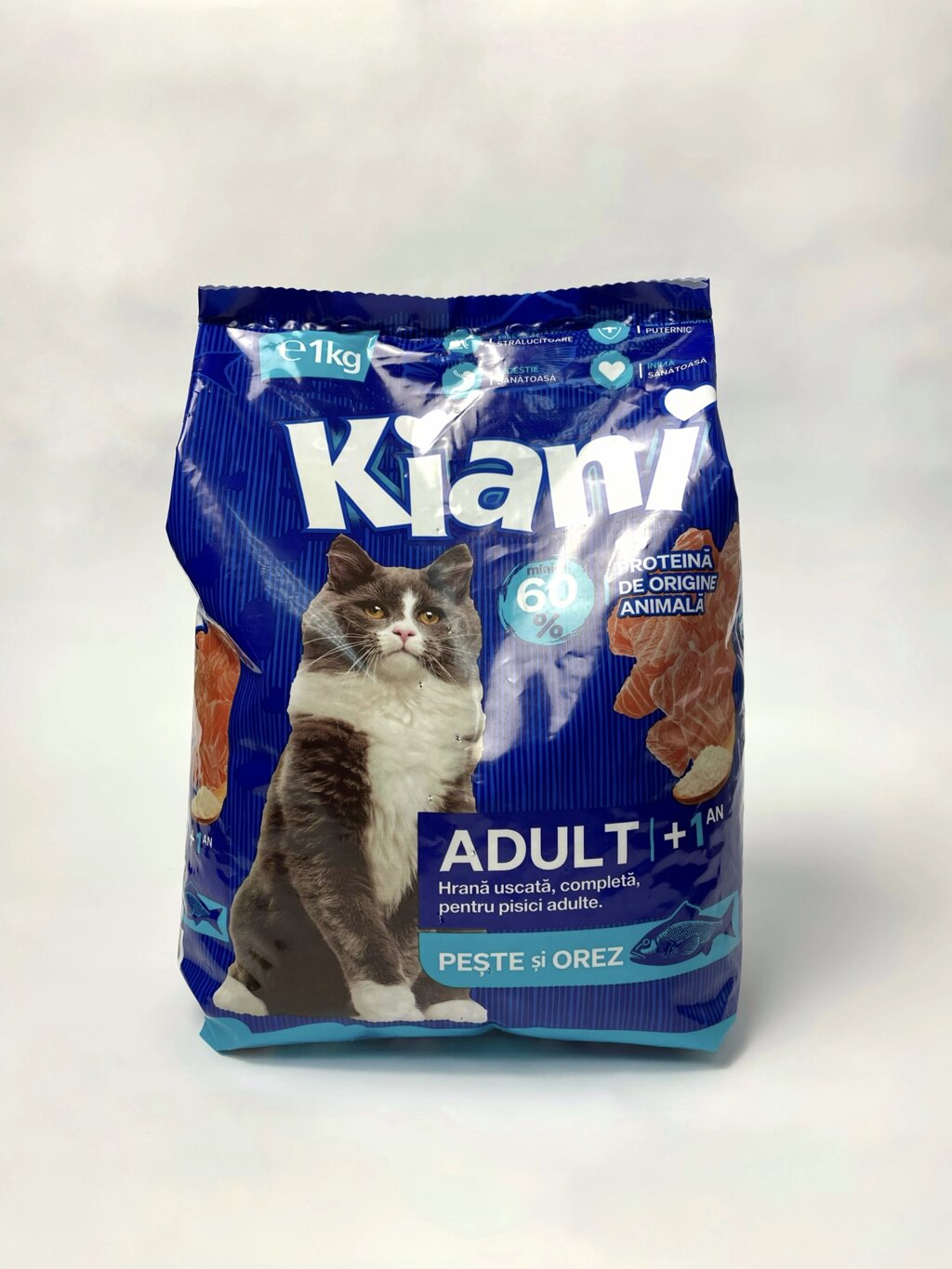 Сухий корм для дорослих котів Kiani 1 кг від компанії Grand Eco Trade - фото 1