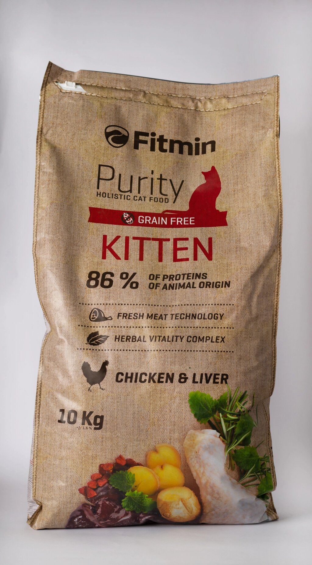 Сухий корм Fitmin Purity Kitten для кошенят, вагітних і годуючих кішок Fitmin Cat Purity Kitten 10 кг від компанії Grand Eco Trade - фото 1