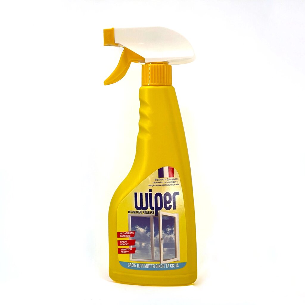 Засіб для миття скла Wiper Оптимальне очищення 0,5 л від компанії Grand Eco Trade - фото 1