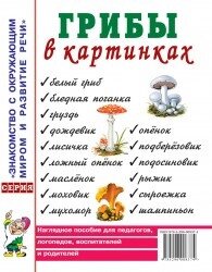 Гриби у картинках. Наочний посібник для вихователів, логопедів, освітян, батьків. від компанії Інтернет-магазин "Книжник" - фото 1