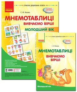 Вивчаємо вірші за допомогою мнемотехніки. Молодший вік (папка).