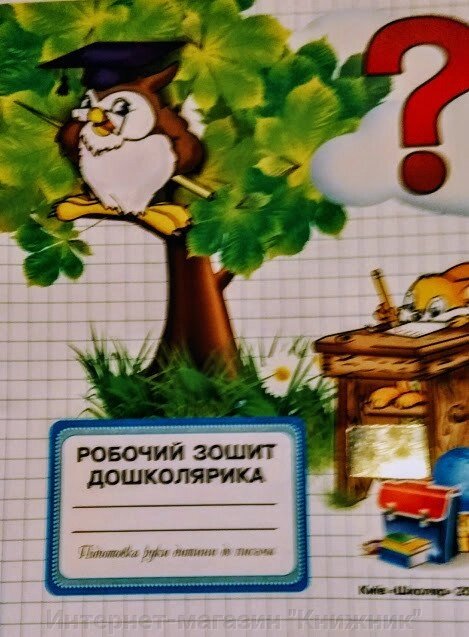 Школяр. Робочий зошит дошколярика "Сова" від компанії Інтернет-магазин "Книжник" - фото 1