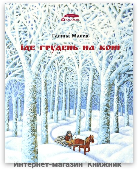 Збірка віршів для дітей дошкільного та молодшого шкільного віку «Їде грудень на коні» у суперобкладинці від компанії Інтернет-магазин "Книжник" - фото 1