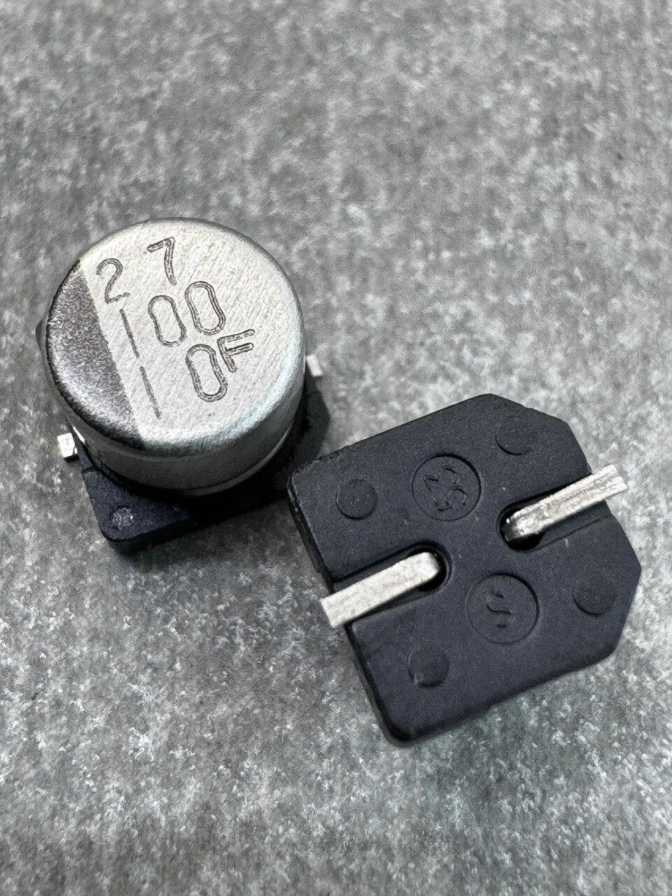 Конденсатор електролітичний 100uf 10V,105C, (6x5) від компанії Інтернет-магазин Import Time - фото 1