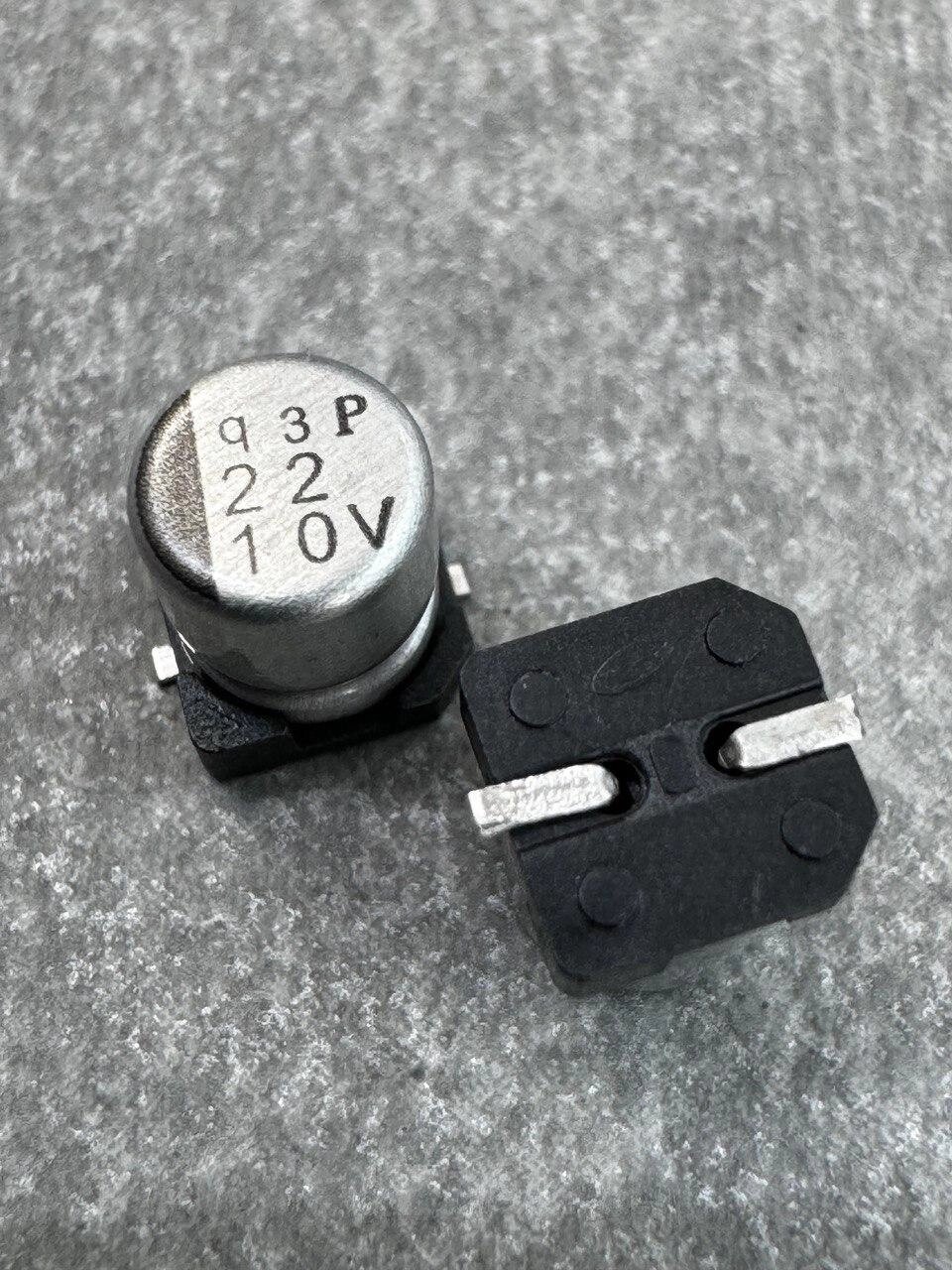 Конденсатор електролітичний 22uf 10V,105C, (5x5) від компанії Інтернет-магазин Import Time - фото 1