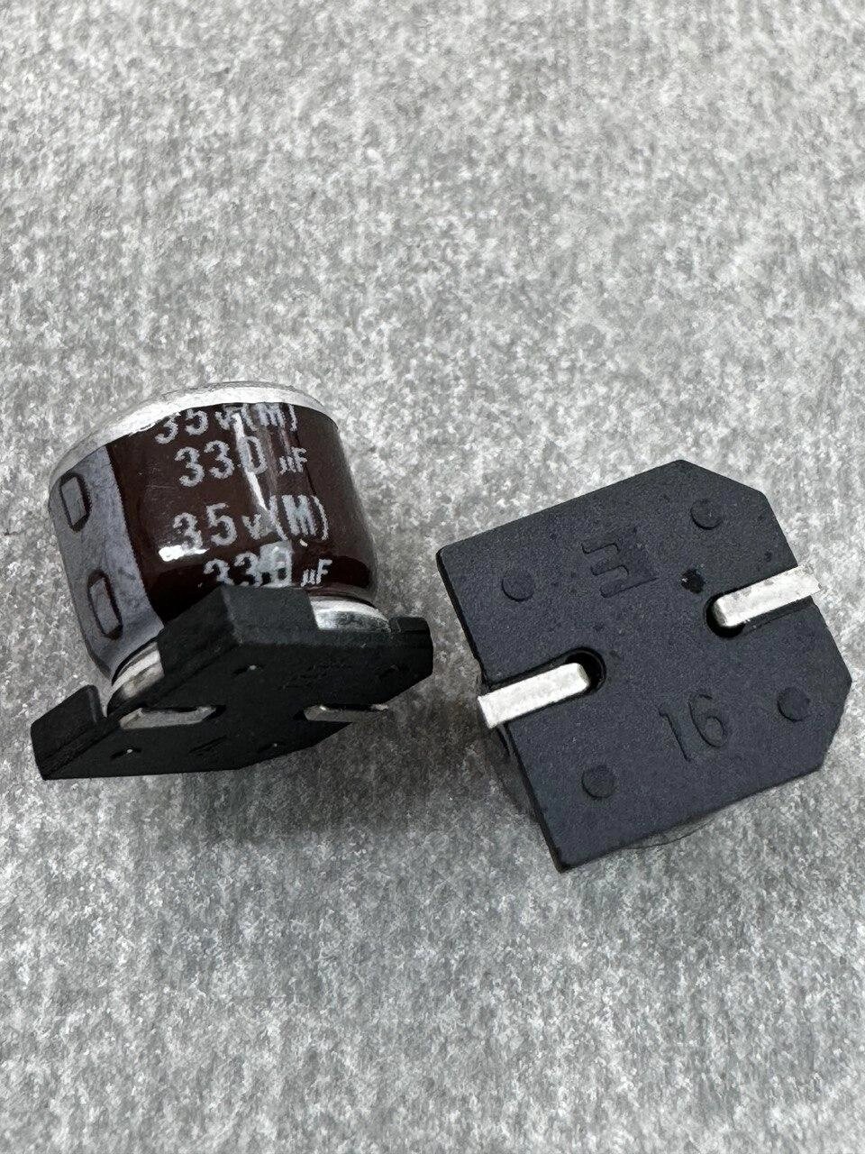 Конденсатор електролітичний 330uf 35V,105C, (10x10) від компанії Інтернет-магазин Import Time - фото 1