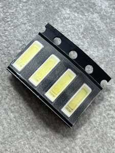 Світлодіод телевізійний 7020 smd 3V 150mA 0.5W холодний білий 8000K-13000K