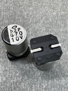 Конденсатор електролітичний 470uf 10V,105C, (8x10)