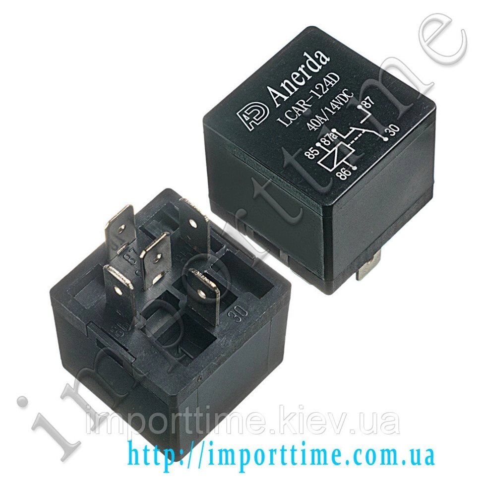 Реле 24V 40A 4pin (1 open 1close) LCAR-124D від компанії Інтернет-магазин Import Time - фото 1