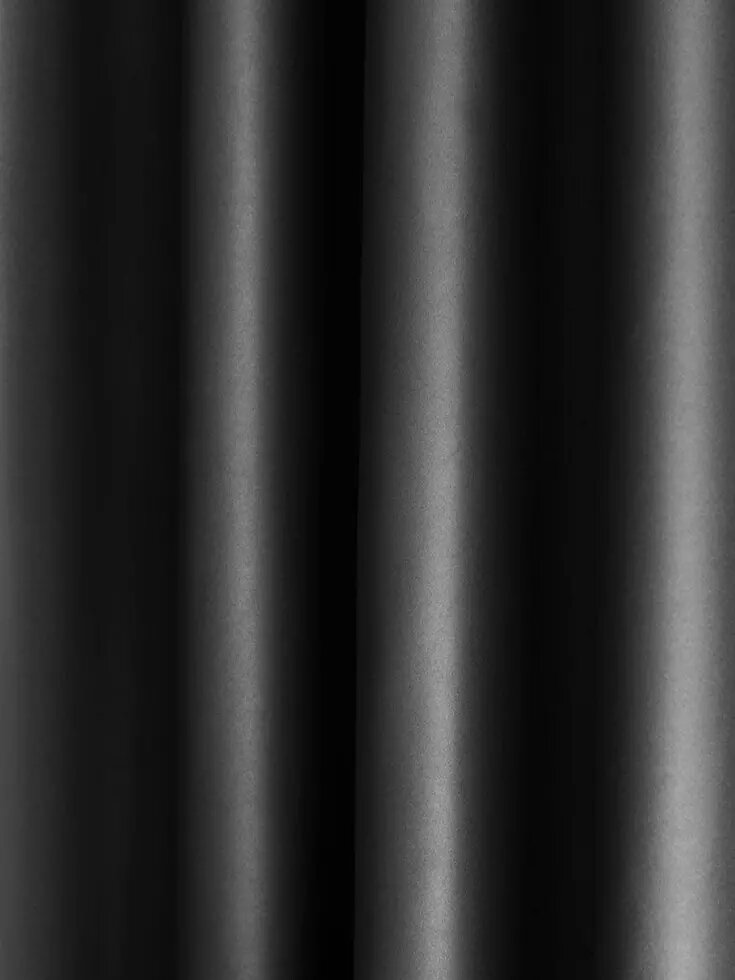 Шторы Блэкаут Черный Высота 3 м "Стокгольм" Ткань для штор ##от компании## Салон Эксклюзивных Штор "Ирина" - ##фото## 1