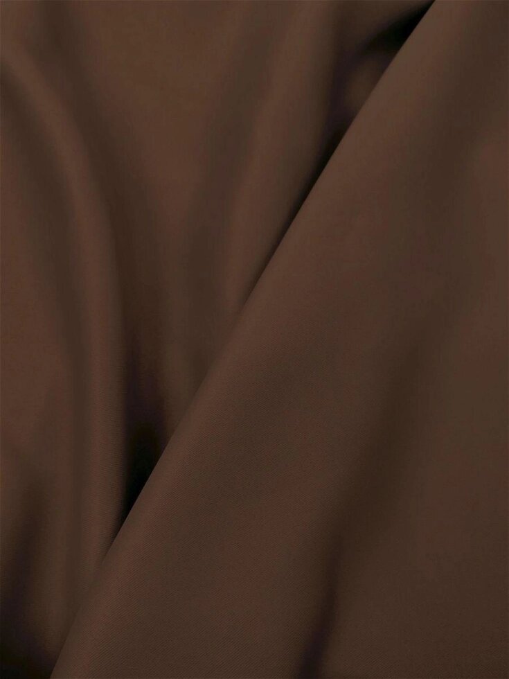 Шторы Блэкаут Коричневый шоколад Высота 3 м "Стокгольм" Ткань для штор ##от компании## Салон Эксклюзивных Штор "Ирина" - ##фото## 1