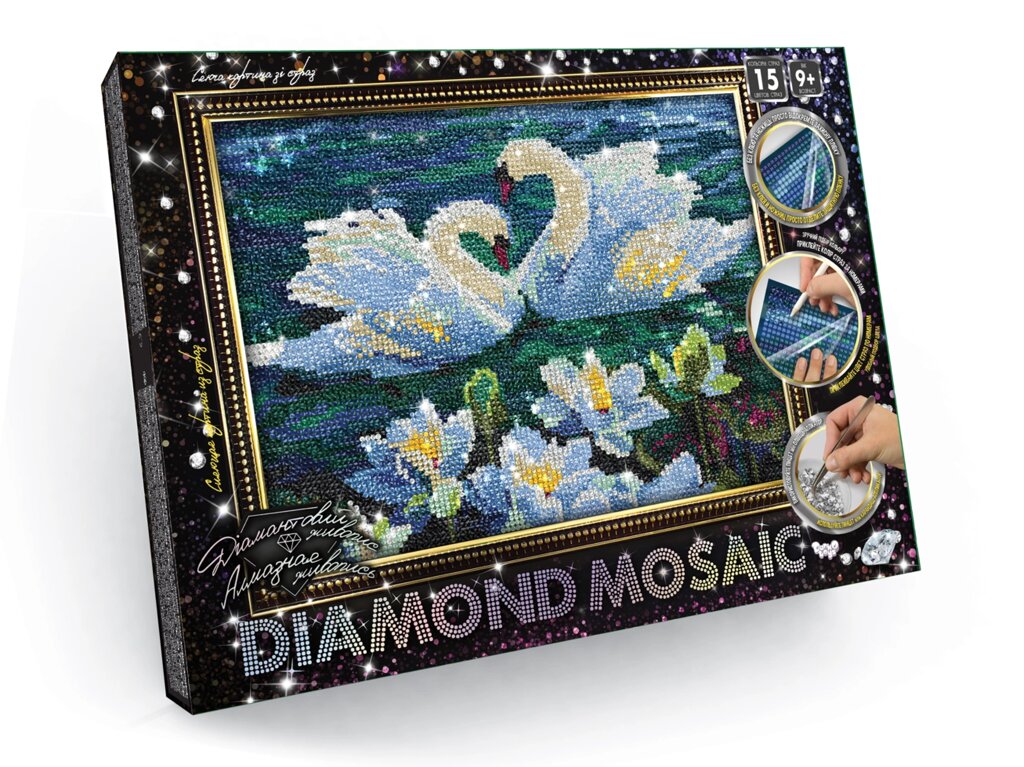 Алмазний живопис Diamond mosaik Букет, DankoToys (10) від компанії Канц Плюс - фото 1