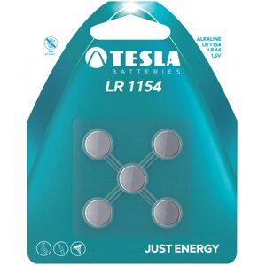 Батарейка таблетка AG13 лужна LR44 TESLA за 2шт. ( 12 )