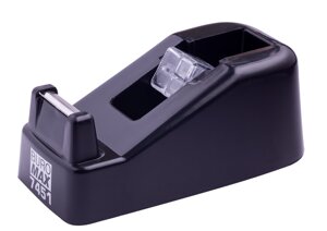 Диспенсер для канцелярського скотчу ( ширина до 18 мм ), 122x60x50мм, пластиковий, чорний Buromax