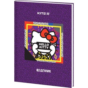 Щоденник шкільний тверда обкл Hello Kitty-2, Kite