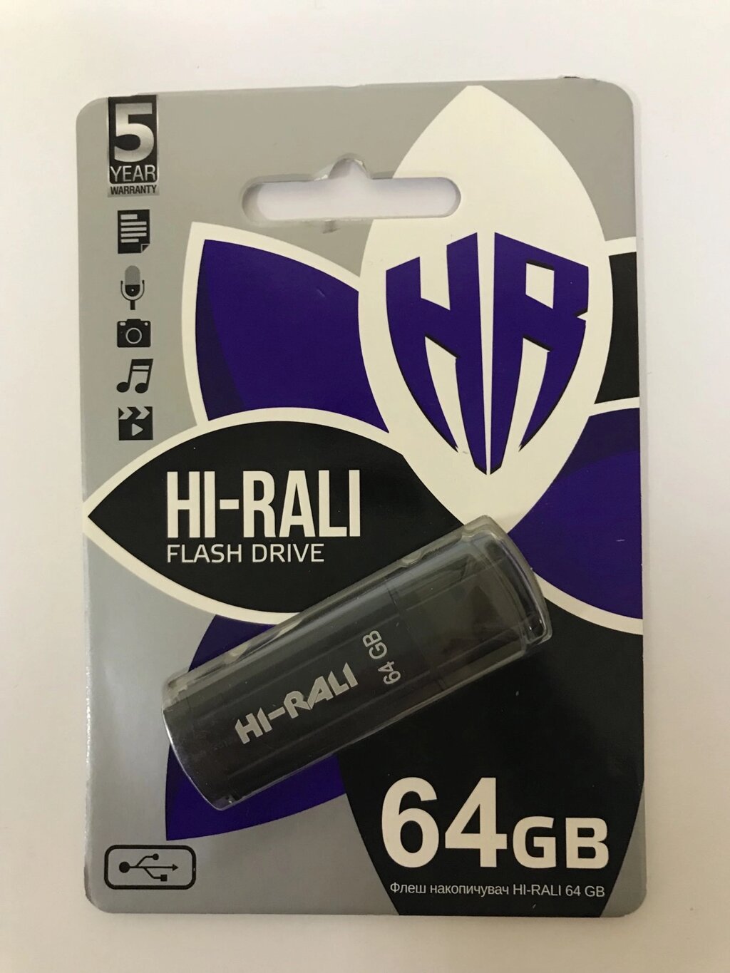 Флеш-накопичувач USB 64GB Corsair series Black Hi-Rali від компанії Канц Плюс - фото 1