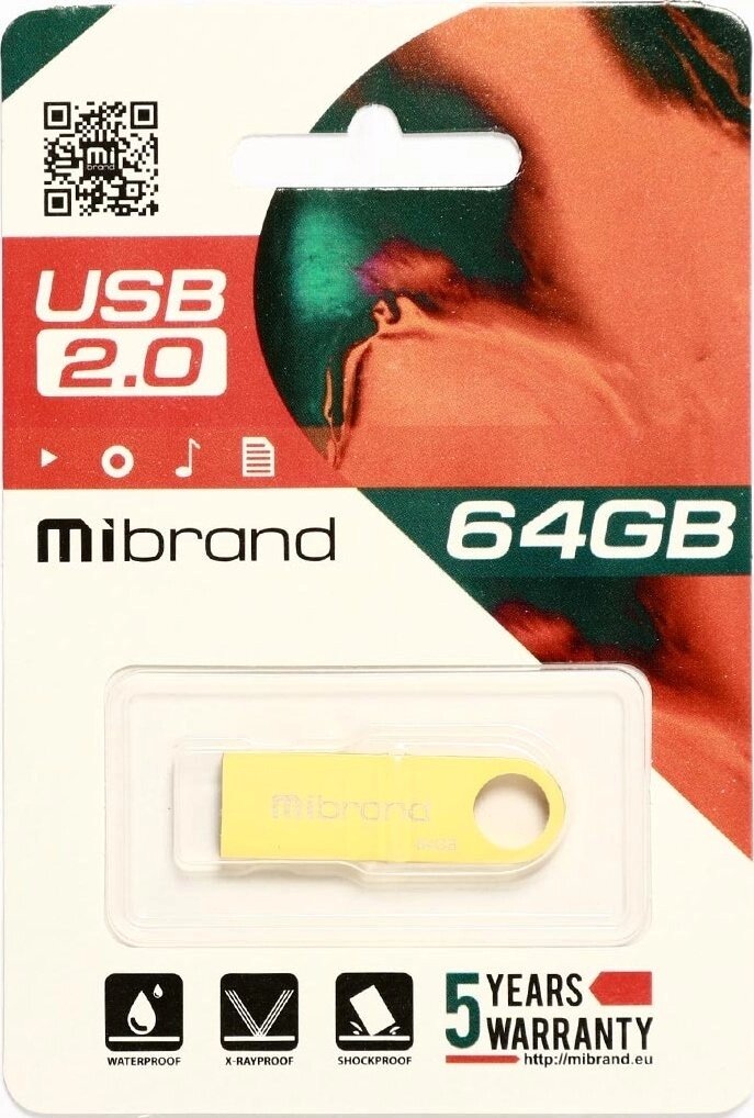 Флеш-накопичувач USB 64GB Puma Gold Mibrand від компанії Канц Плюс - фото 1