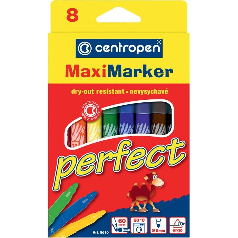 Фломастері 8кол Perfect Maxi Centropen від компанії Канц Плюс - фото 1