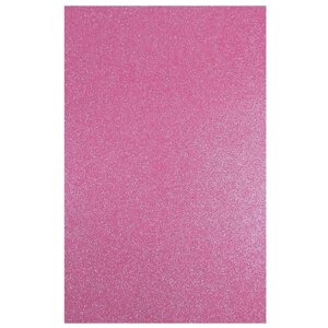 Фоаміран переливається різними кольорами з глітером А4 рожевий (за 10шт)