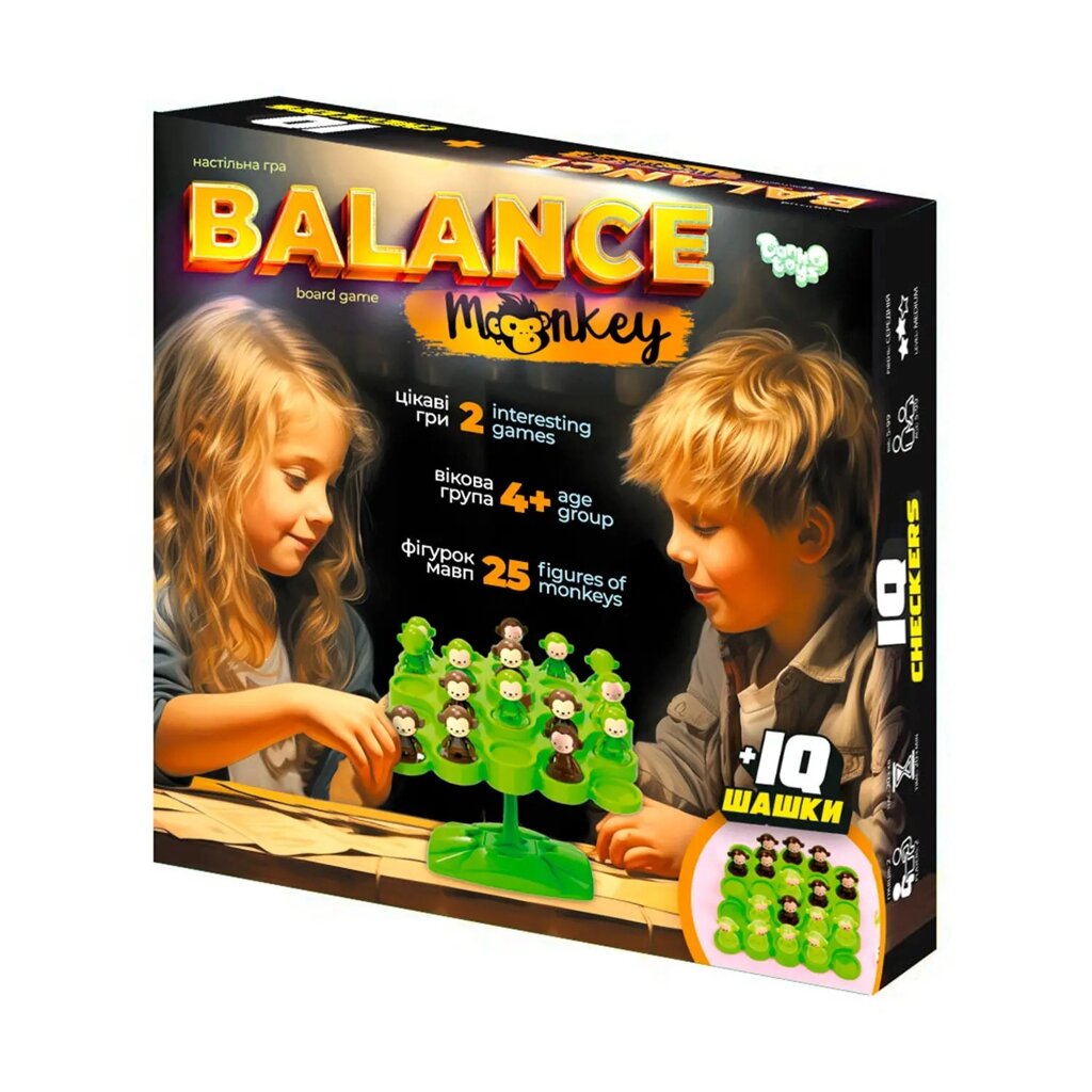 Гра настільна Balance Monkey DankoToys (10) від компанії Канц Плюс - фото 1