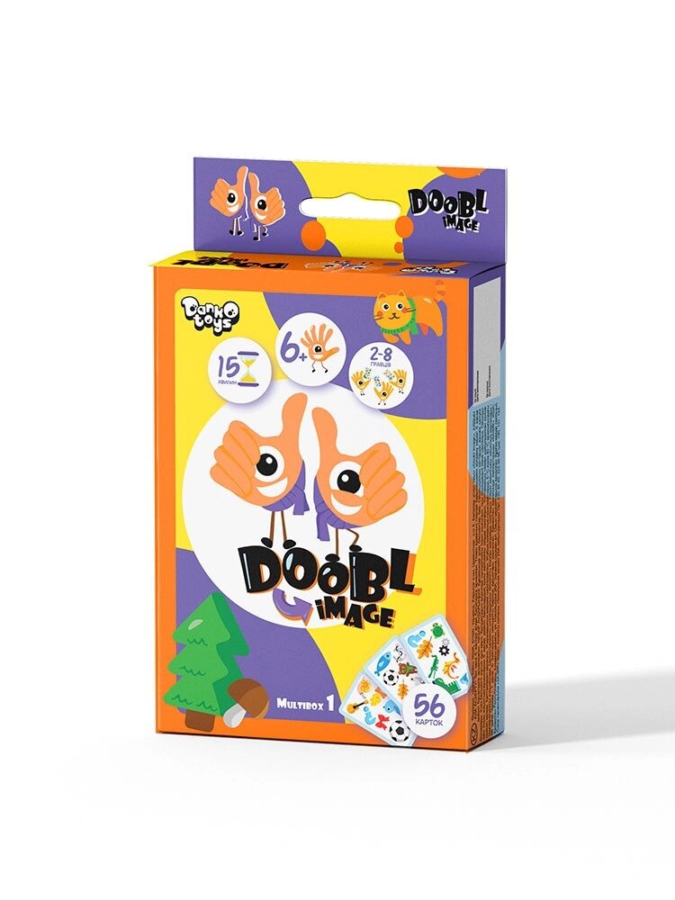 Гра настільна МІНІ Doobl Image Multibox-1 укр, DankoToys (16/32) від компанії Канц Плюс - фото 1