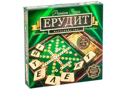 Гра настільна велика ЕРУДИТ Premium укр.-рос. DankoToys (5) від компанії Канц Плюс - фото 1