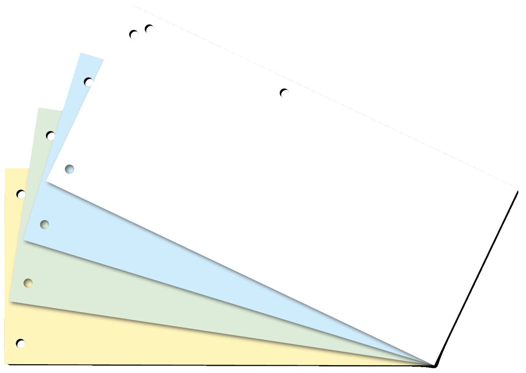 Індекс-роздільник 10,5х23см (100шт.), картон, асорті Buromax від компанії Канц Плюс - фото 1