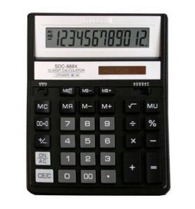 Калькулятор 12 Період 203x158x31 мм (chorn) громадянина