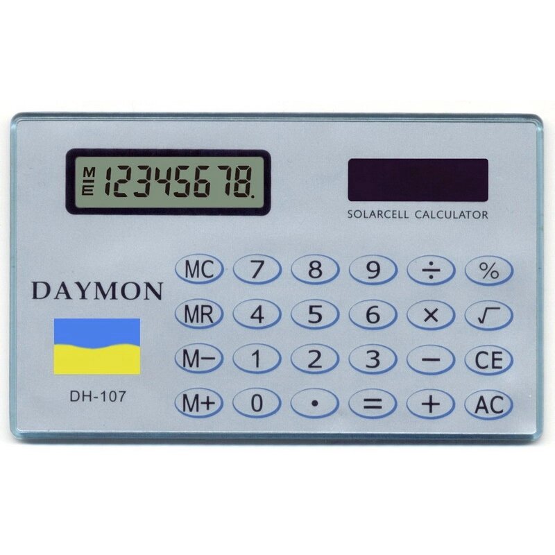 Калькулятор Daymon 8р DН-107 кишеньк, 85 x 50 x 3 від компанії Канц Плюс - фото 1