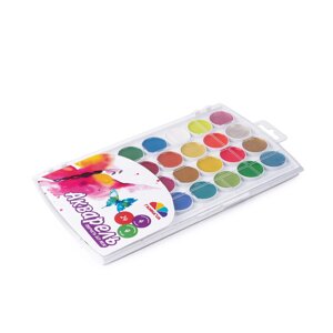 Фарби акварельні 32 кольорів (24кол+4кол перламутрові+4кол флуоресцентних ) Творчість, Гамма-Н (5)
