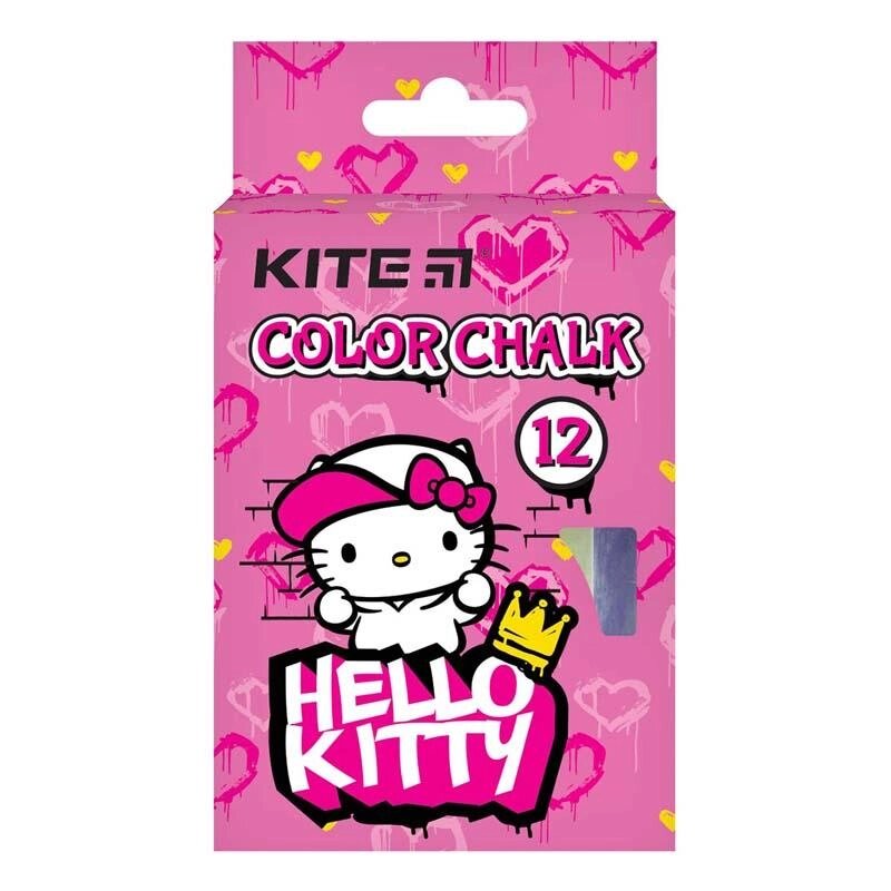 Крейда кольорів 12 шт Hello Kitty Kite (12) від компанії Канц Плюс - фото 1