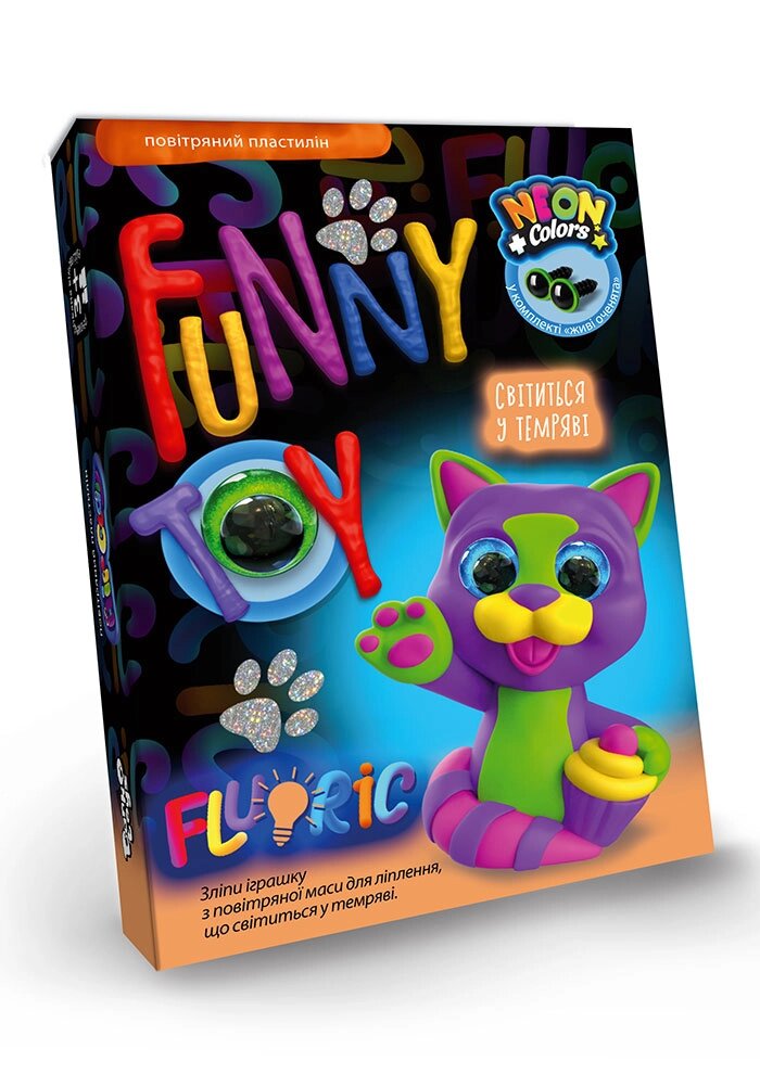 Легкий пластилін Air Clay Fluoric-5, DankoToys (16) від компанії Канц Плюс - фото 1