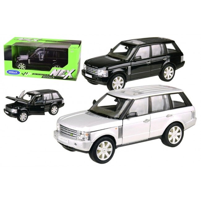 Машина мет. WELLY 1:24 LAND ROVER RANGE ROVER2 кольори короб. 23*11*10 смр-н іграш. – 19.5*7.5*7.5 с від компанії Канц Плюс - фото 1