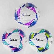 М'яч футбольний 3 види вага 400 грам матеріал PU балон гумовий