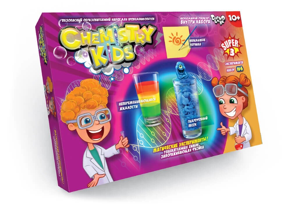 Набір Chemistry Kids Економ-4 укр, DankoToys (8) від компанії Канц Плюс - фото 1