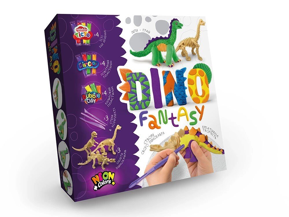 Набір Dino Fantasy-2 укр DankoToys (6) від компанії Канц Плюс - фото 1