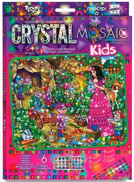 Набір для творчості Crystal mosaic kids Білосніжка, DankoToys (10) від компанії Канц Плюс - фото 1