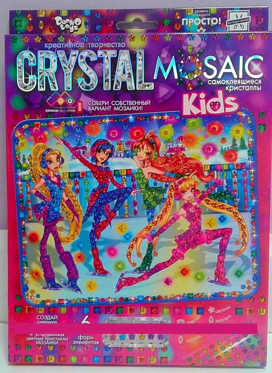 Набір для творчості Crystal mosaic kids Вінкс, DankoToys (10) від компанії Канц Плюс - фото 1