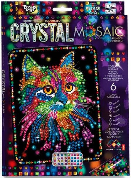 Набір для творчості Crystal mosaic Кіт, DankoToys (10) від компанії Канц Плюс - фото 1