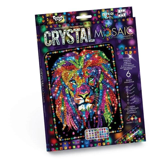 Набір для творчості Crystal mosaic Лев, DankoToys (10) від компанії Канц Плюс - фото 1