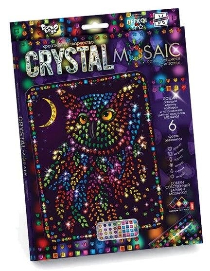 Набір для творчості Crystal mosaic Сова, DankoToys (10) від компанії Канц Плюс - фото 1