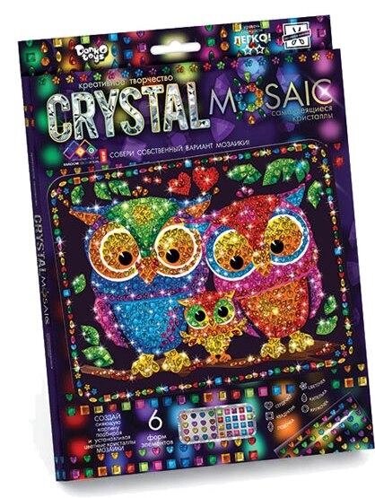 Набір для творчості Crystal mosaic Сови, DankoToys (10) від компанії Канц Плюс - фото 1