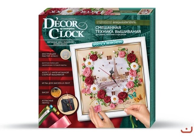 Набір для творчості Decor clock Ейфелова вежа, DankoToys (10) від компанії Канц Плюс - фото 1