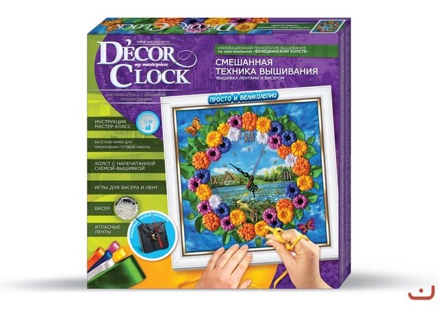 Набір для творчості Decor clock Маргаритки, DankoToys (10) від компанії Канц Плюс - фото 1