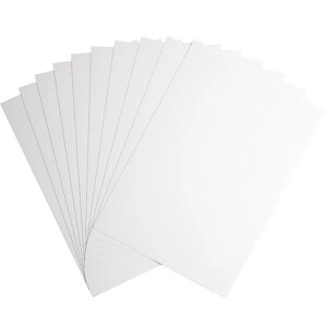 Набір білого картону А4 10 арк Білосніжка Лунапак (25)
