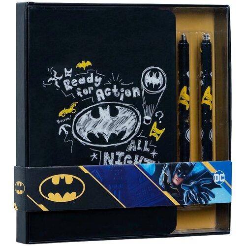 Набір подарунковий блокнот+2 ручки DC Comics, Kite