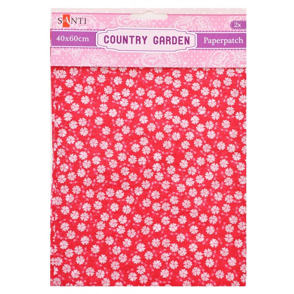 Папір для декупажу Country garden 2 листа 40*60 см Santi від компанії Канц Плюс - фото 1