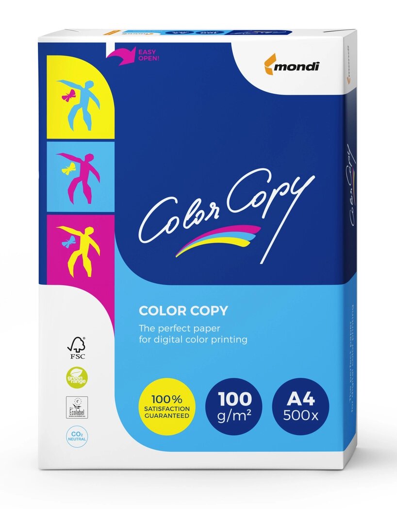 Папір офісний А4 500арк 100 г/м2 Color Copy Mondi (5) від компанії Канц Плюс - фото 1