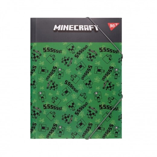 Папка A4 на гумці Minecraft. Creepers Yes від компанії Канц Плюс - фото 1